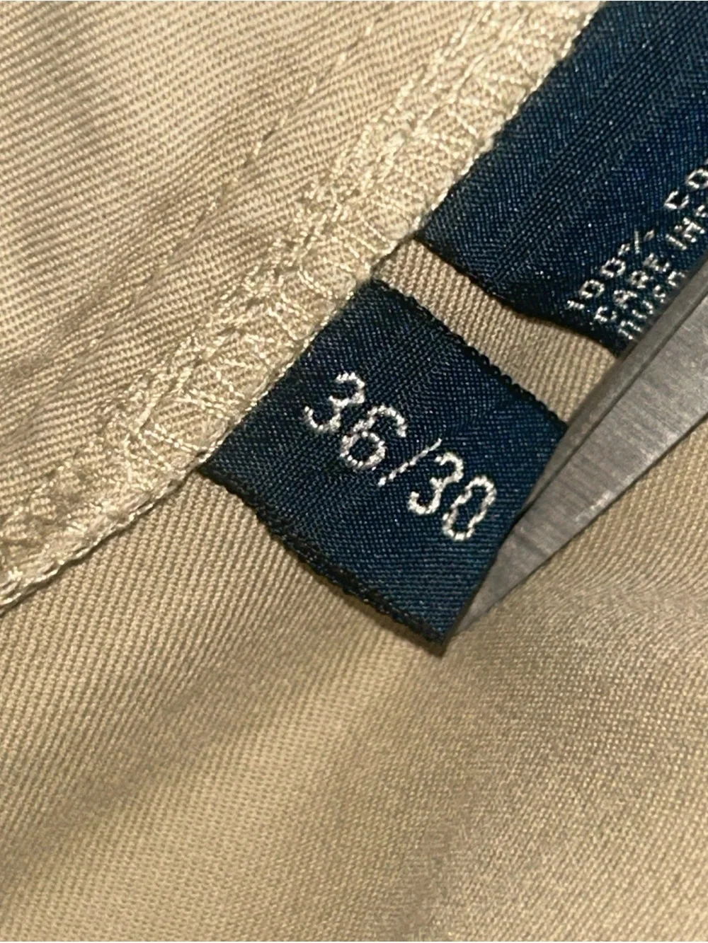 Polo Ralph Lauren Chino Pants Classic Fit Beige Mens 36/30 Basic Preppy Academic
